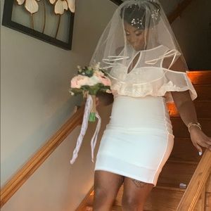 White Fitted Dress